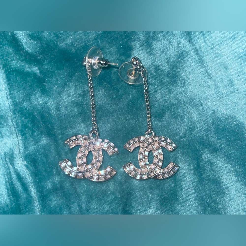 Chanel dangling earrings